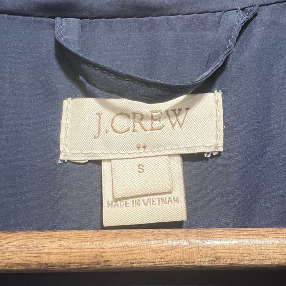 J. Crew Factory Women’s Quilted Navy Blue Down Puffer Vest, Size Small - Picture 5 of 10